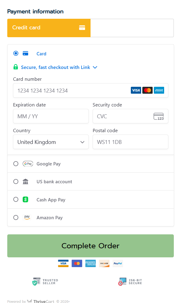 UK payment methods